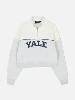 Sudadera Con Cremallera De Un Cuarto «Yale»