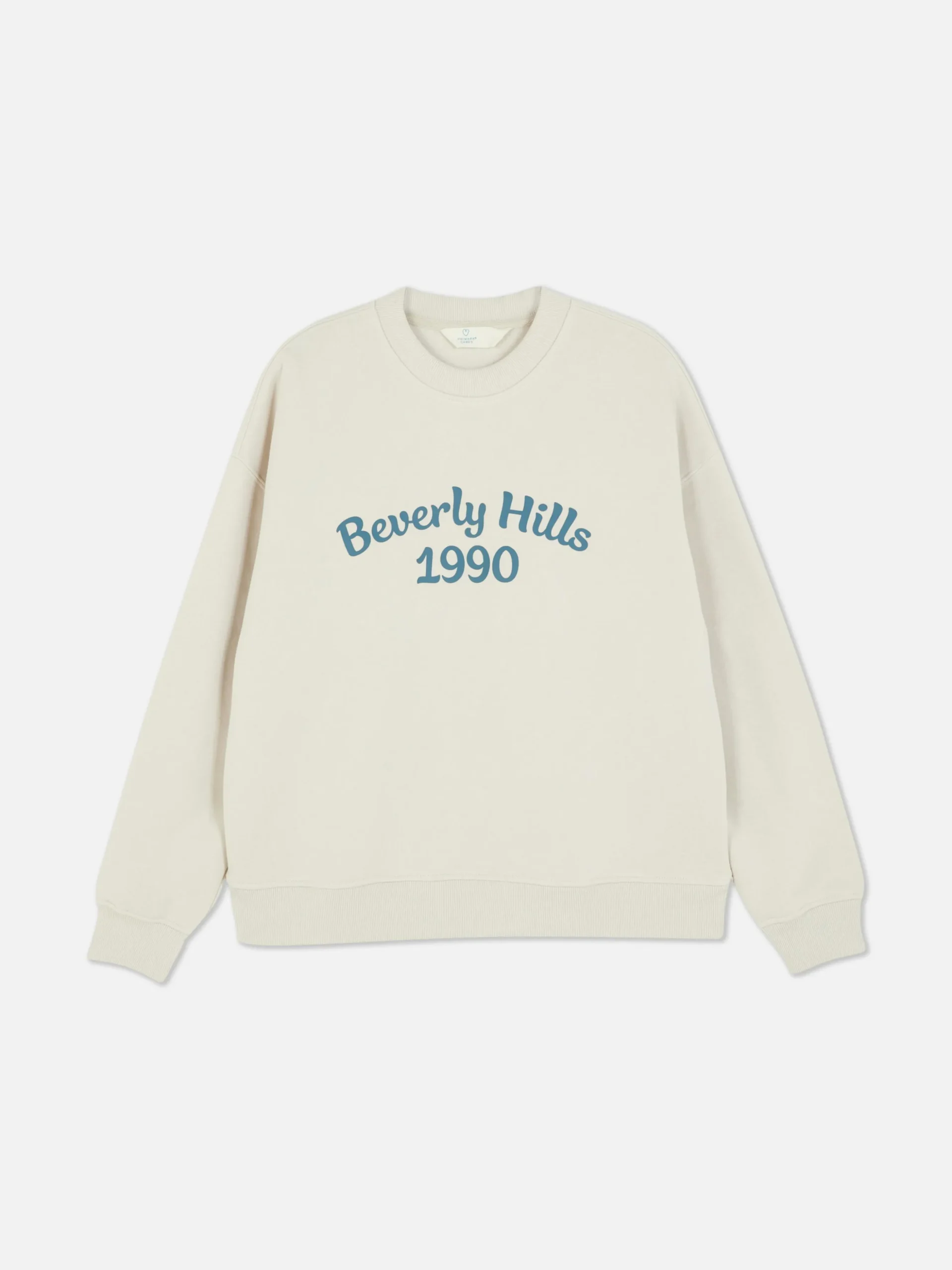 Sudadera Con Cuello Redondo Y Mensaje