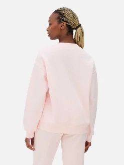 Sudadera Con Cuello Redondo Y Mensaje