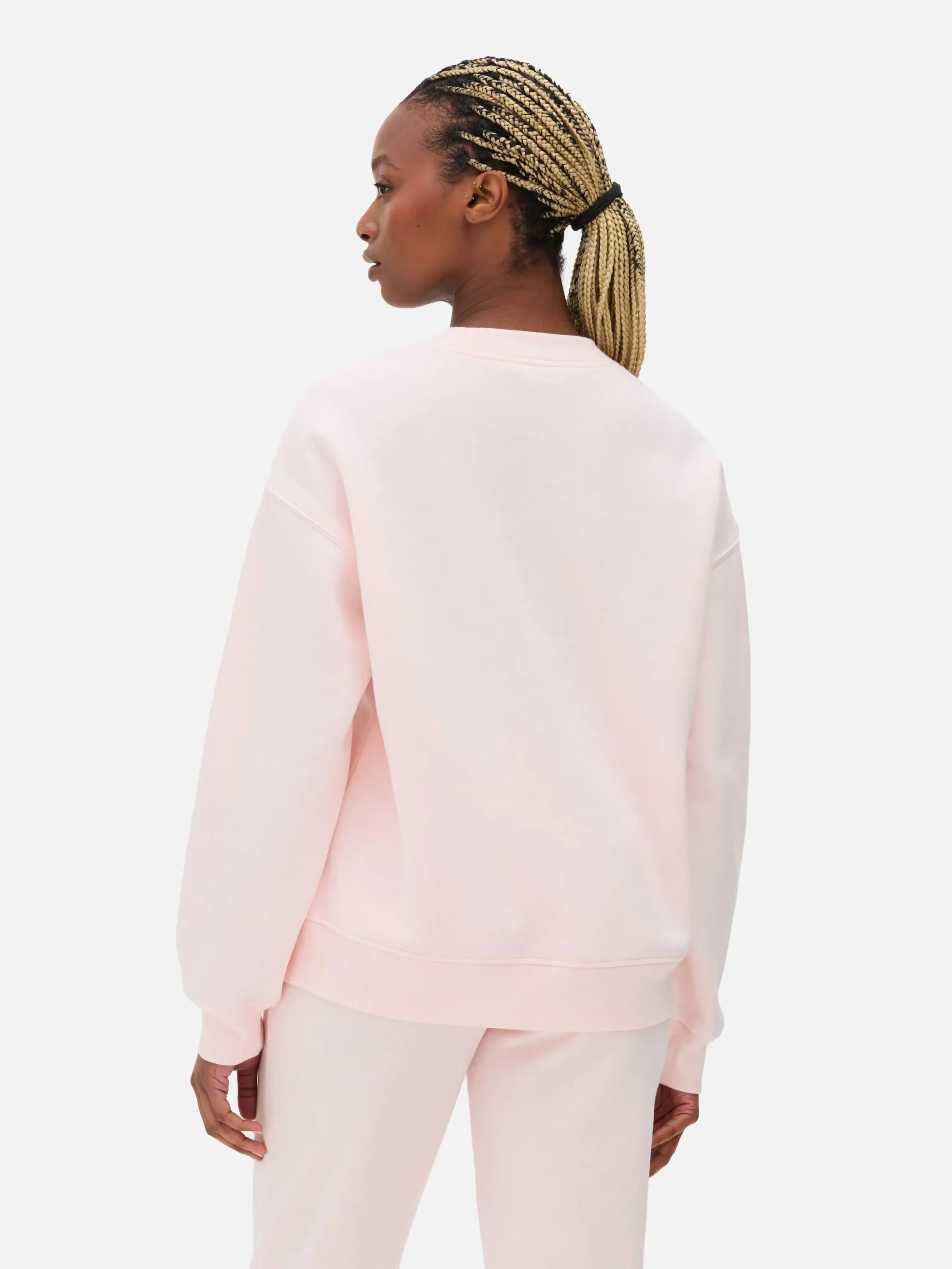 Sudadera Con Cuello Redondo Y Mensaje