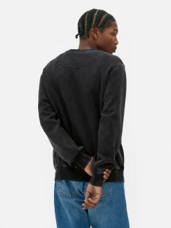 Sudadera Con Efecto Lavado De Nirvana