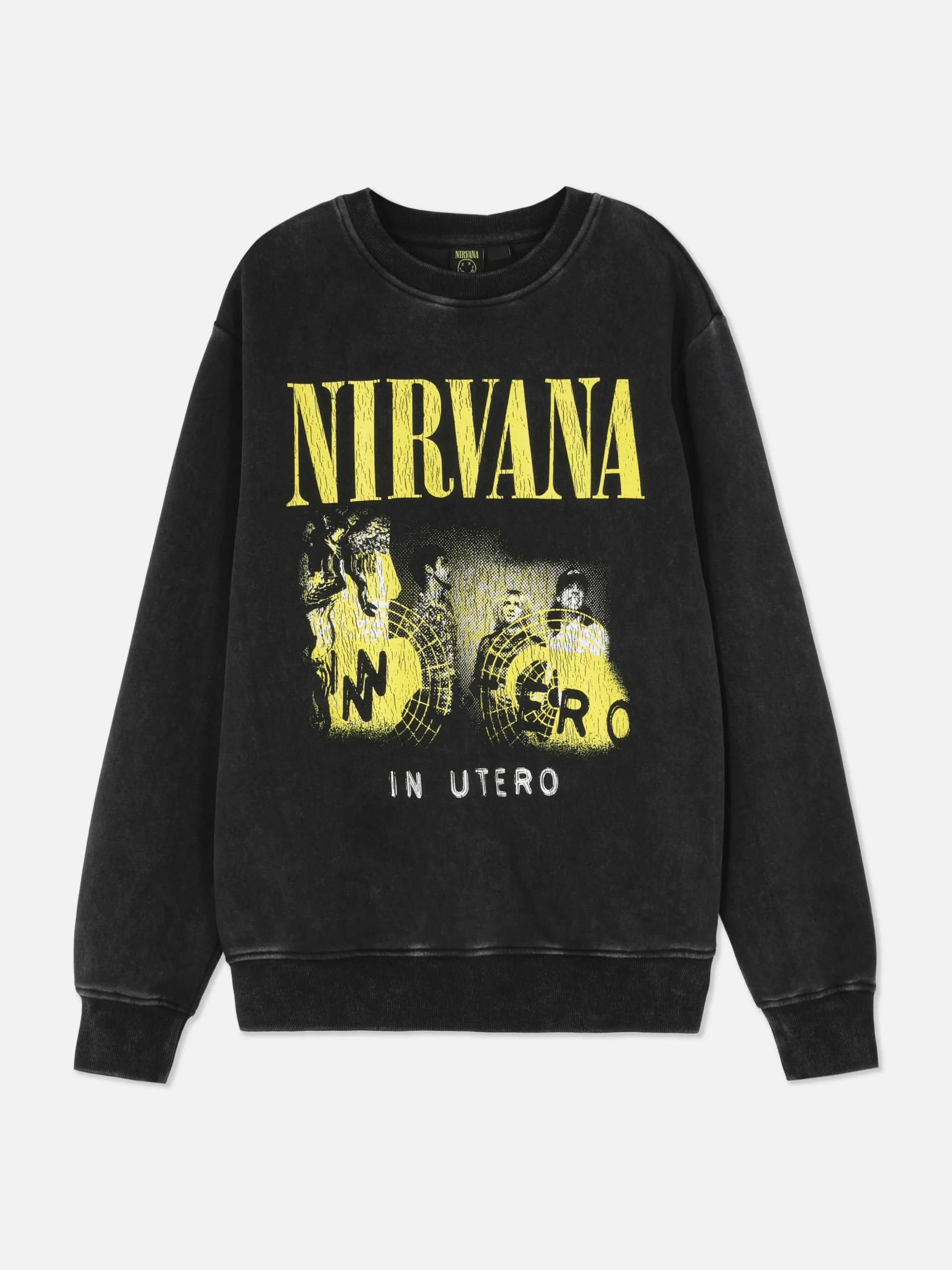 Sudadera Con Efecto Lavado De Nirvana