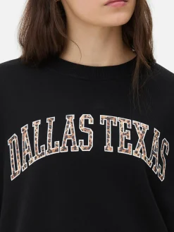 Sudadera Con Estampado Gráfico De Leopardo «Dallas»