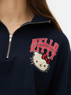 Sudadera Con Media Cremallera De Hello Kitty