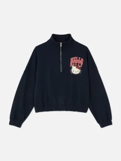 Sudadera Con Media Cremallera De Hello Kitty