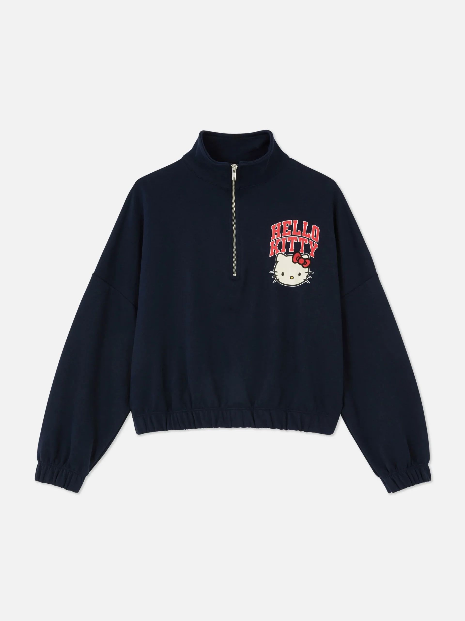 Sudadera Con Media Cremallera De Hello Kitty