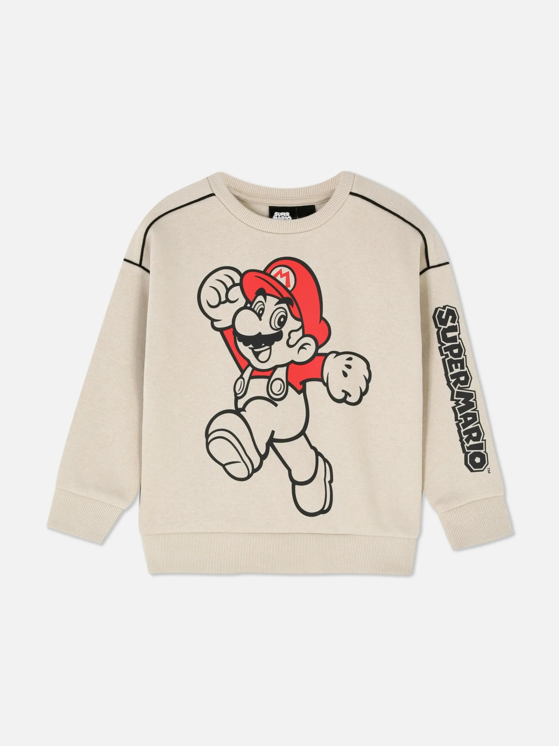 Sudadera Con Ribetes De Super Mario