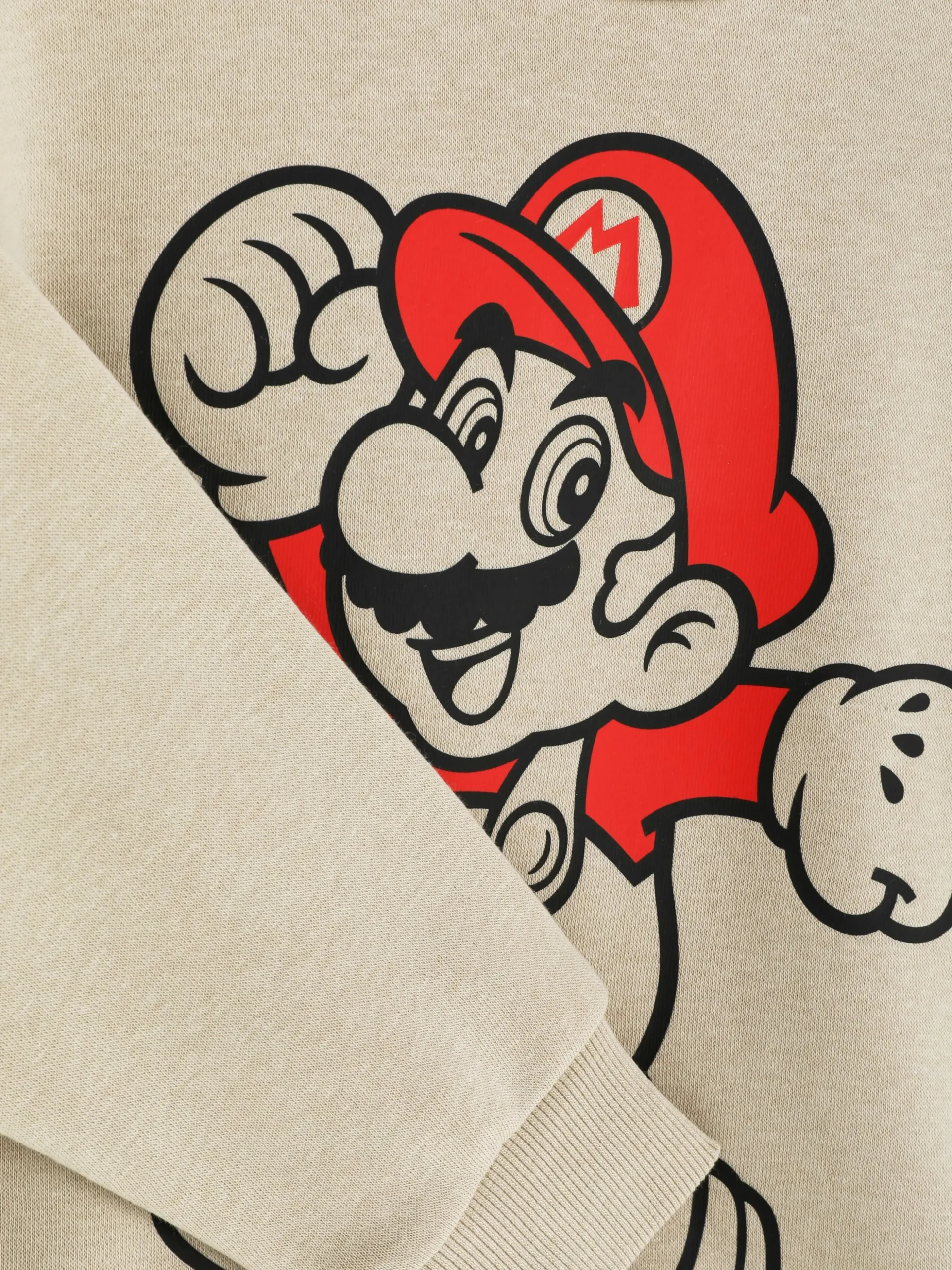 Sudadera Con Ribetes De Super Mario