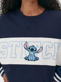 Sudadera Con Texto En Contraste De Stitch De Disney
