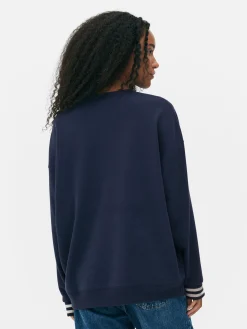 Sudadera Con Texto En Contraste De Stitch De Disney