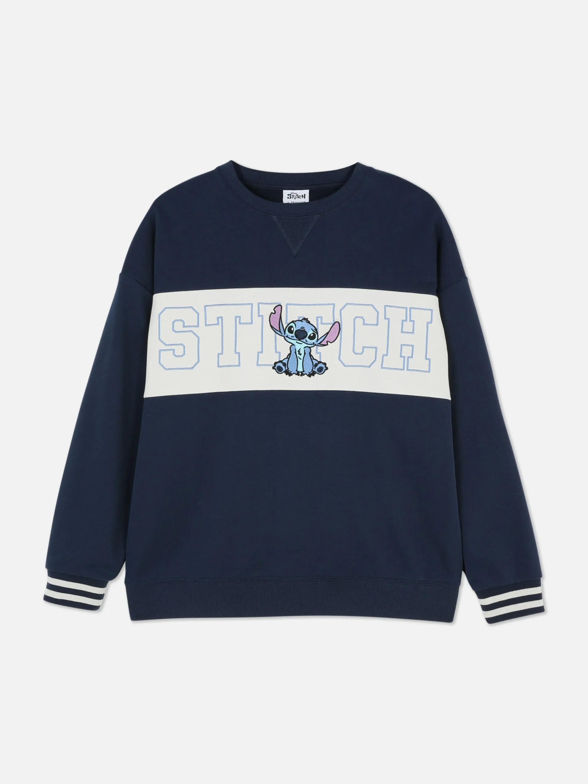 Sudadera Con Texto En Contraste De Stitch De Disney