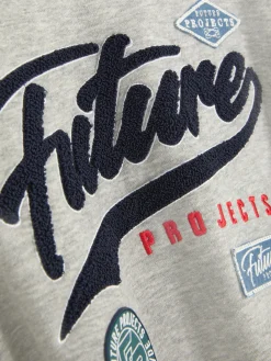 Sudadera De Bouclé Con Capucha «Future Projects»