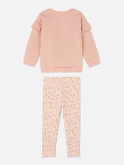 Sudadera De Cuello Redondo Y Leggings De Disney