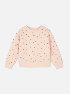 Sudadera De Cuello Redondo Con Estampado Gráfico