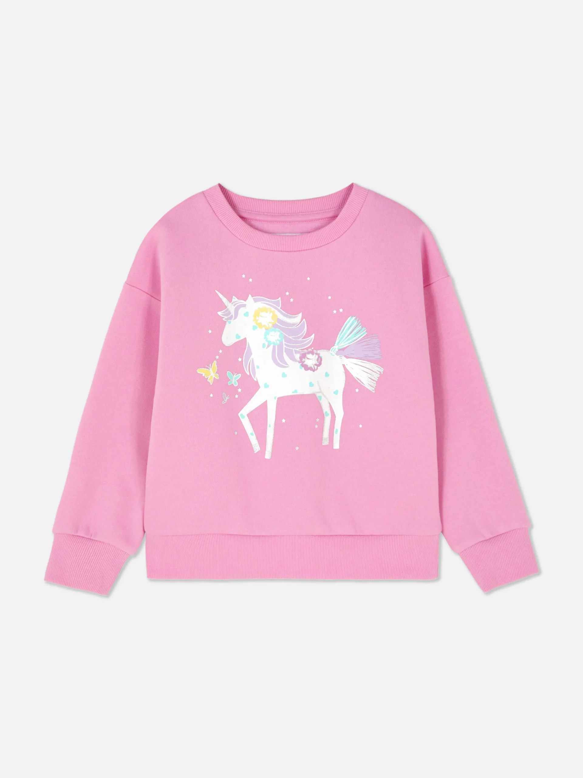 Sudadera De Cuello Redondo Con Estampado Gráfico