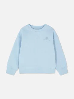 Sudadera De Cuello Redondo Con Estampado Gráfico