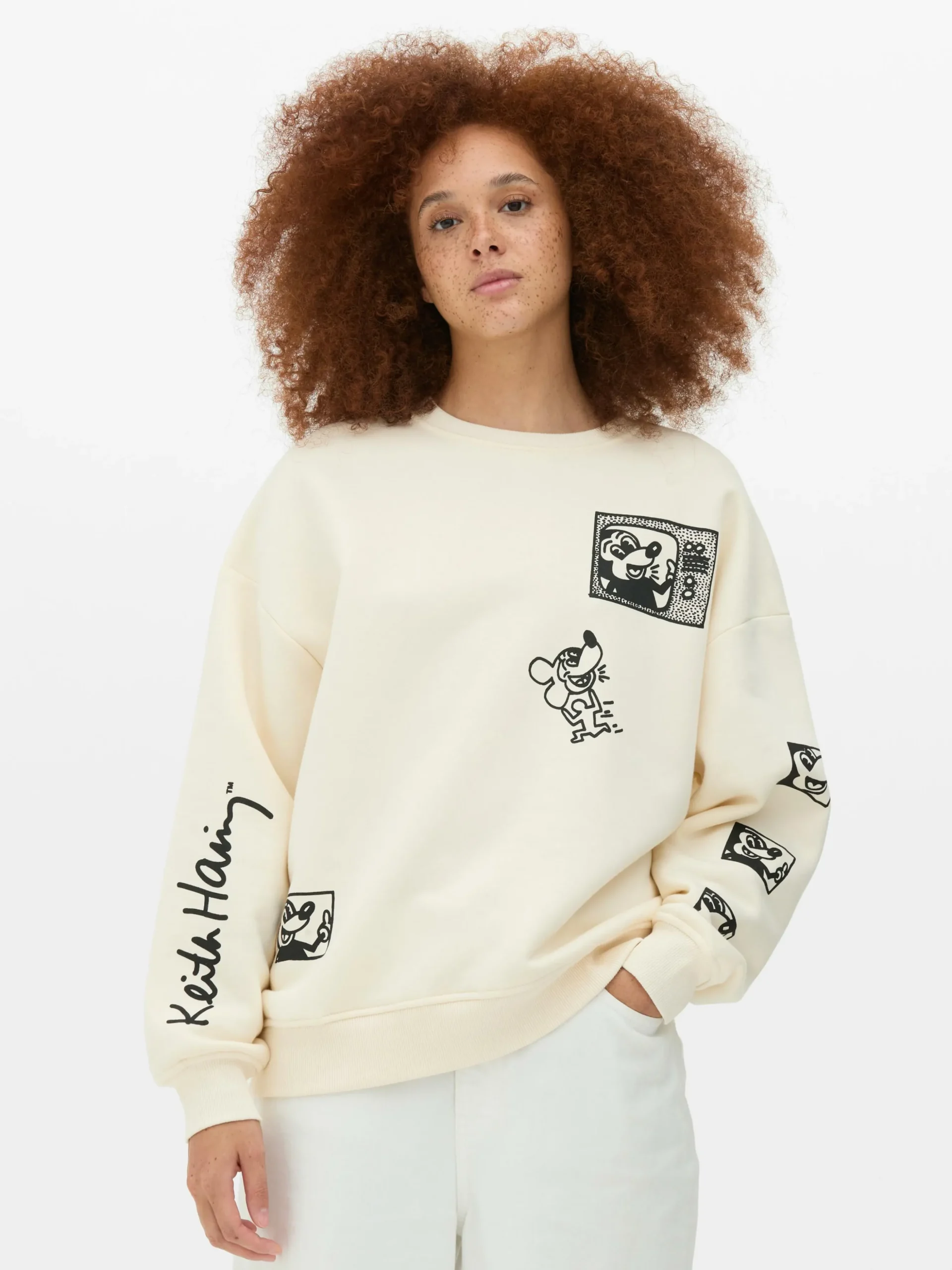 Sudadera De Mickey Mouse De Disney X Keith Haring
