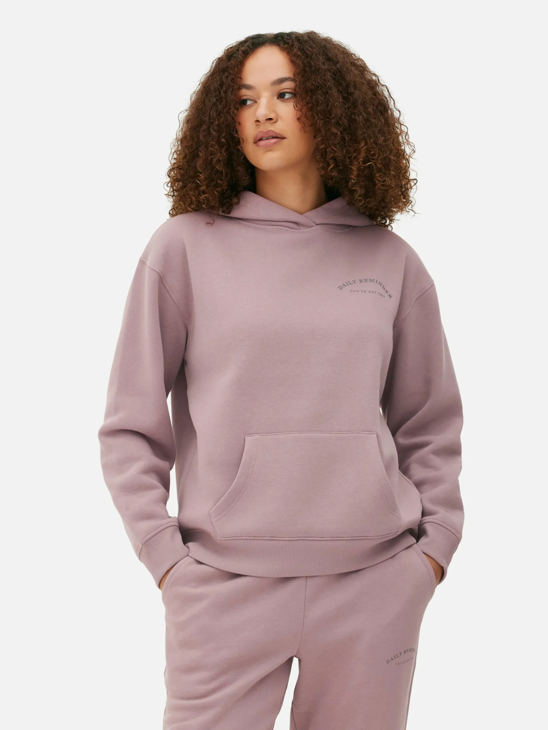 Sudadera Gráfica Combinable Con Capucha