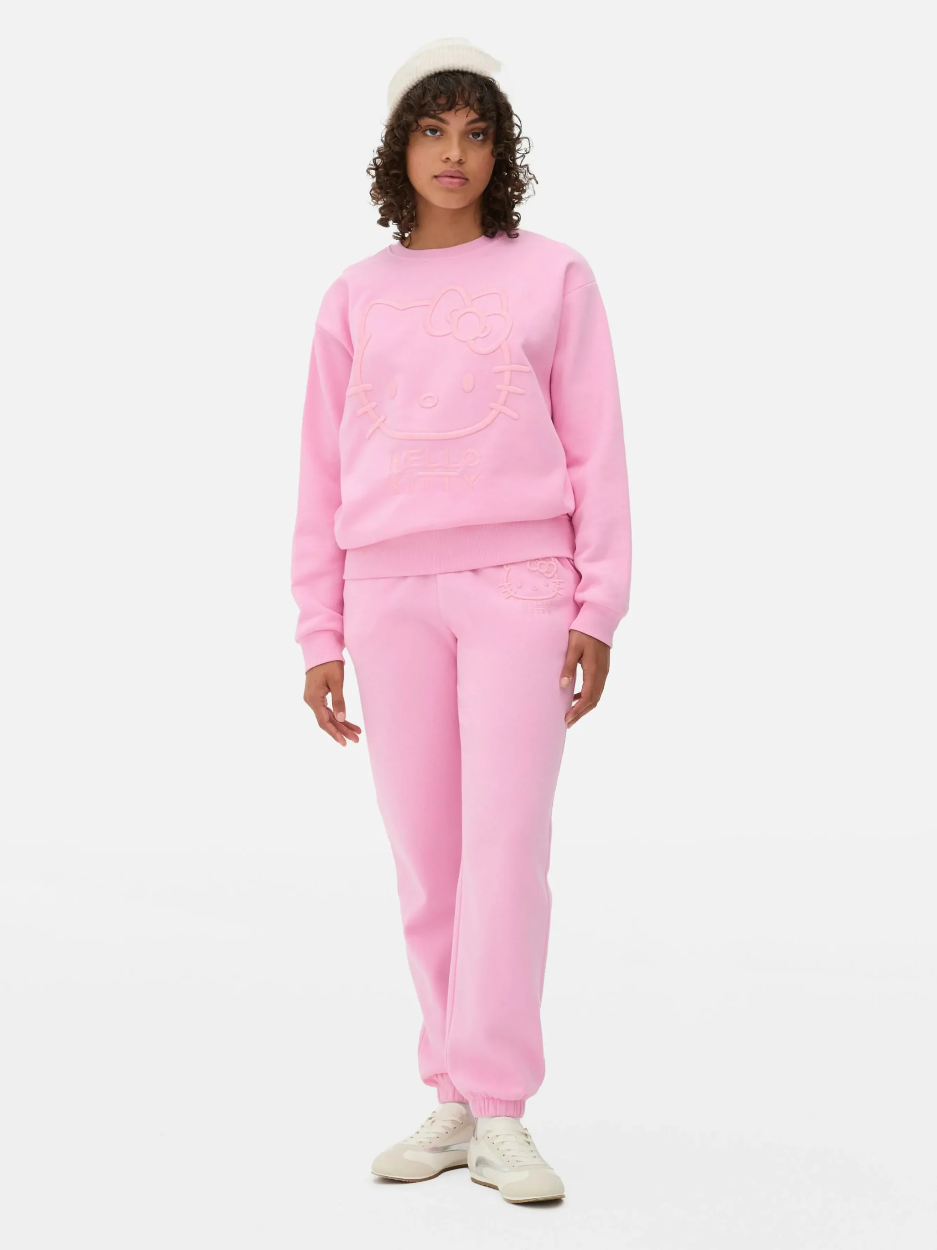 Sudadera Gráfica Con Bordado De Hello Kitty