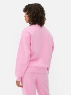 Sudadera Gráfica Con Bordado De Hello Kitty