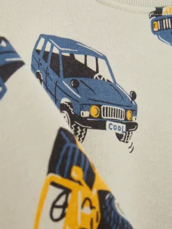 Sudadera Gráfica De Cuello Redondo