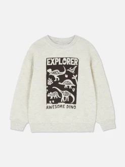 Sudadera Gráfica De Cuello Redondo