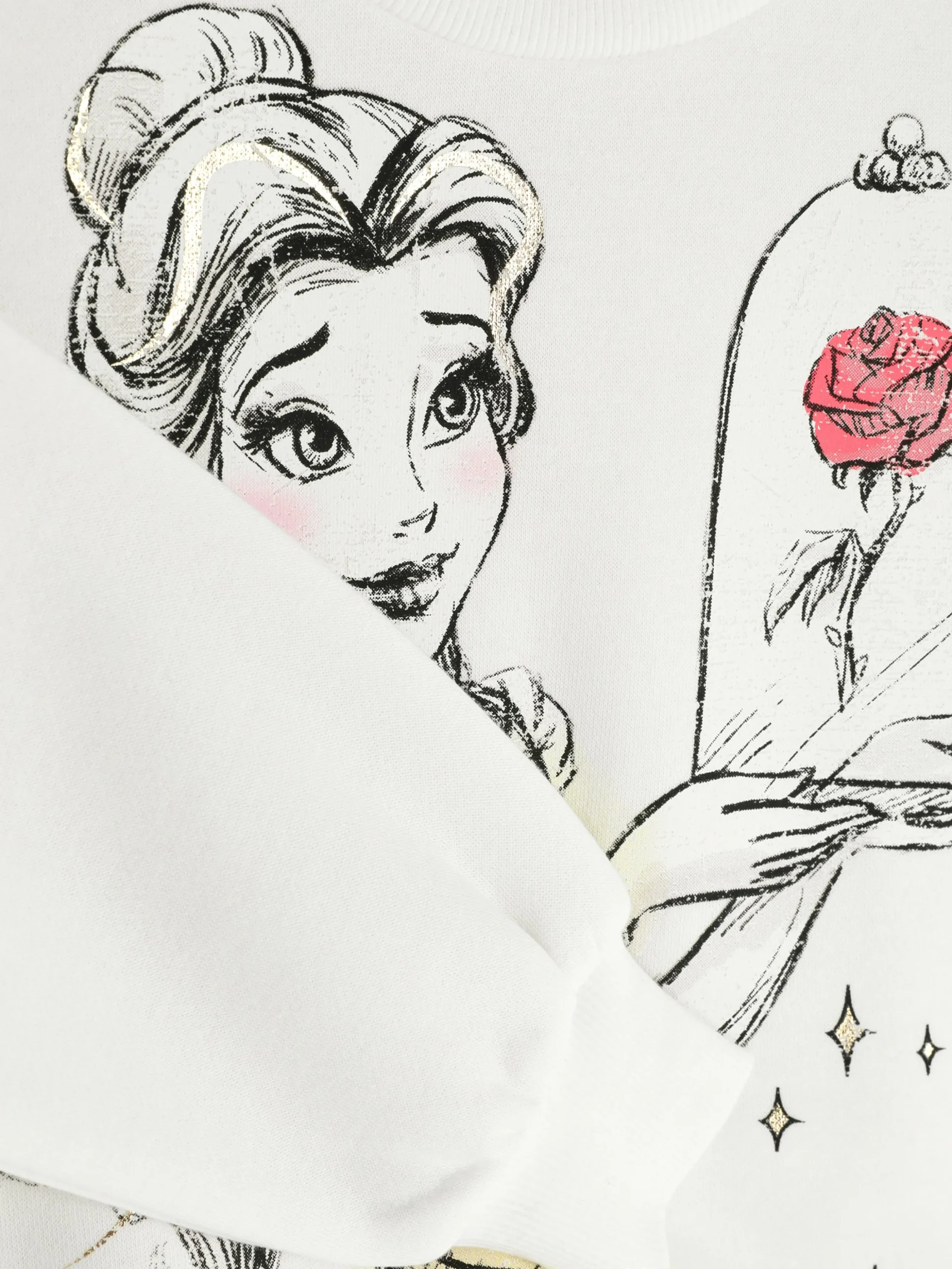 Sudadera Gráfica De La Bella Y La Bestia De Disney