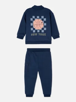 Sudadera Y Joggers De Baloncesto A Juego
