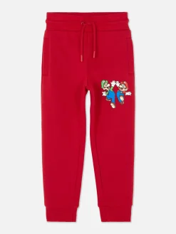 Super Mario Bros. Pantalones De Chándal Con Cordón De Ajuste