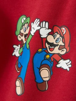 Super Mario Bros. Pantalones De Chándal Con Cordón De Ajuste
