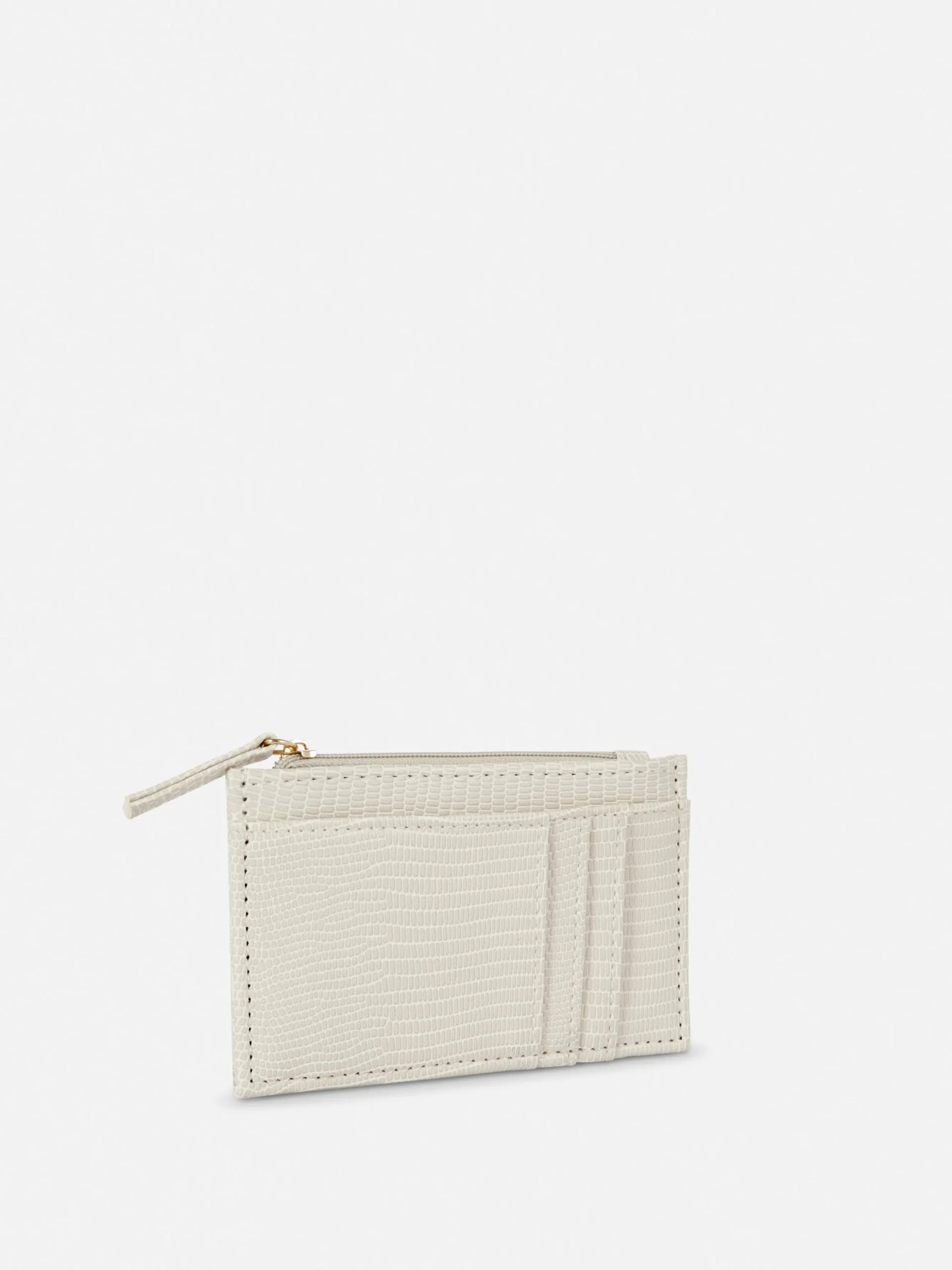 Tarjetero Con Textura De Piel De Serpiente