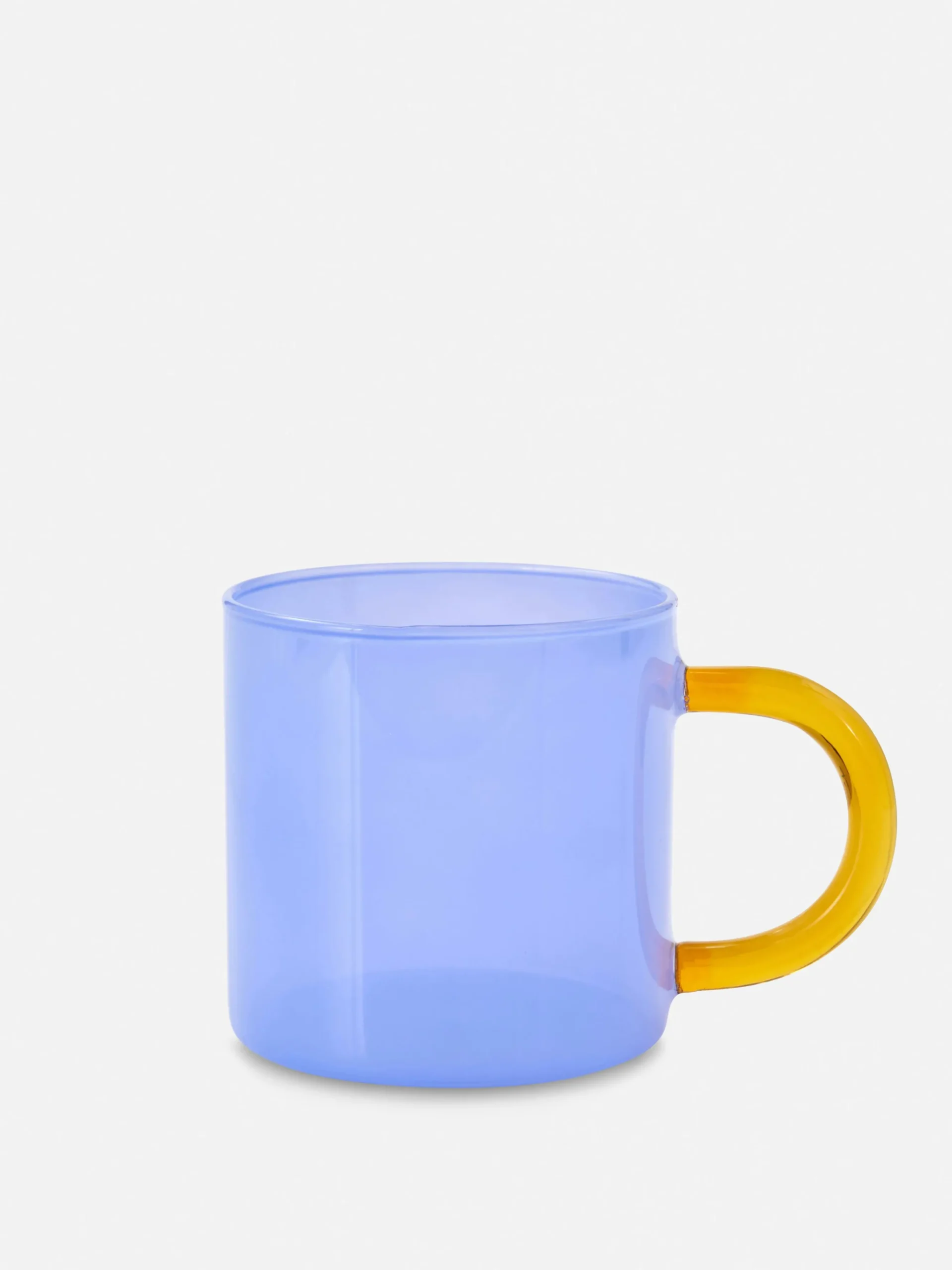 Taza De Vidrio Bicolor