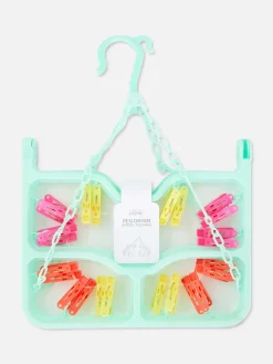 Tendedero Plegable Con 24 pinzas