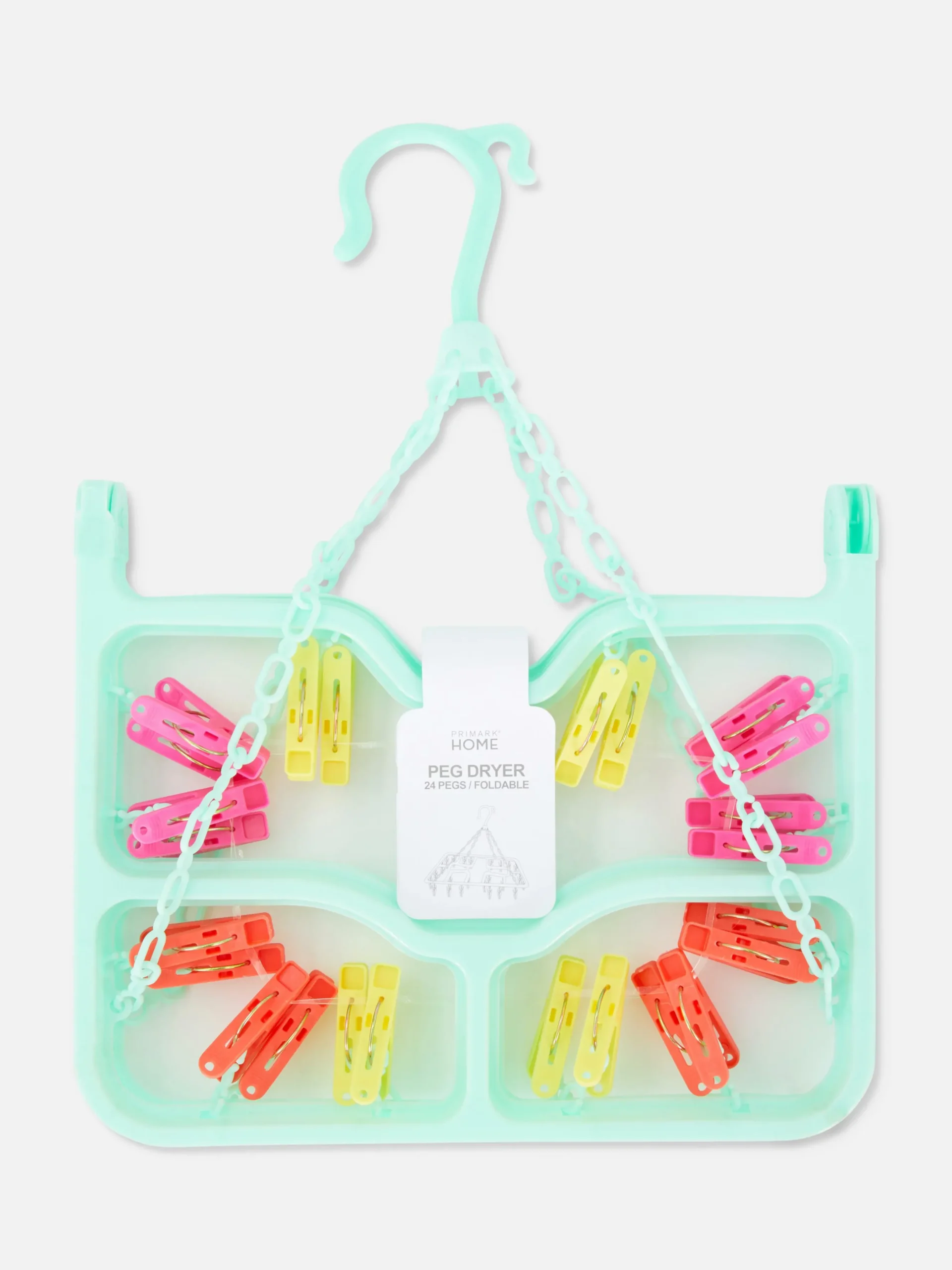 Tendedero Plegable Con 24 pinzas