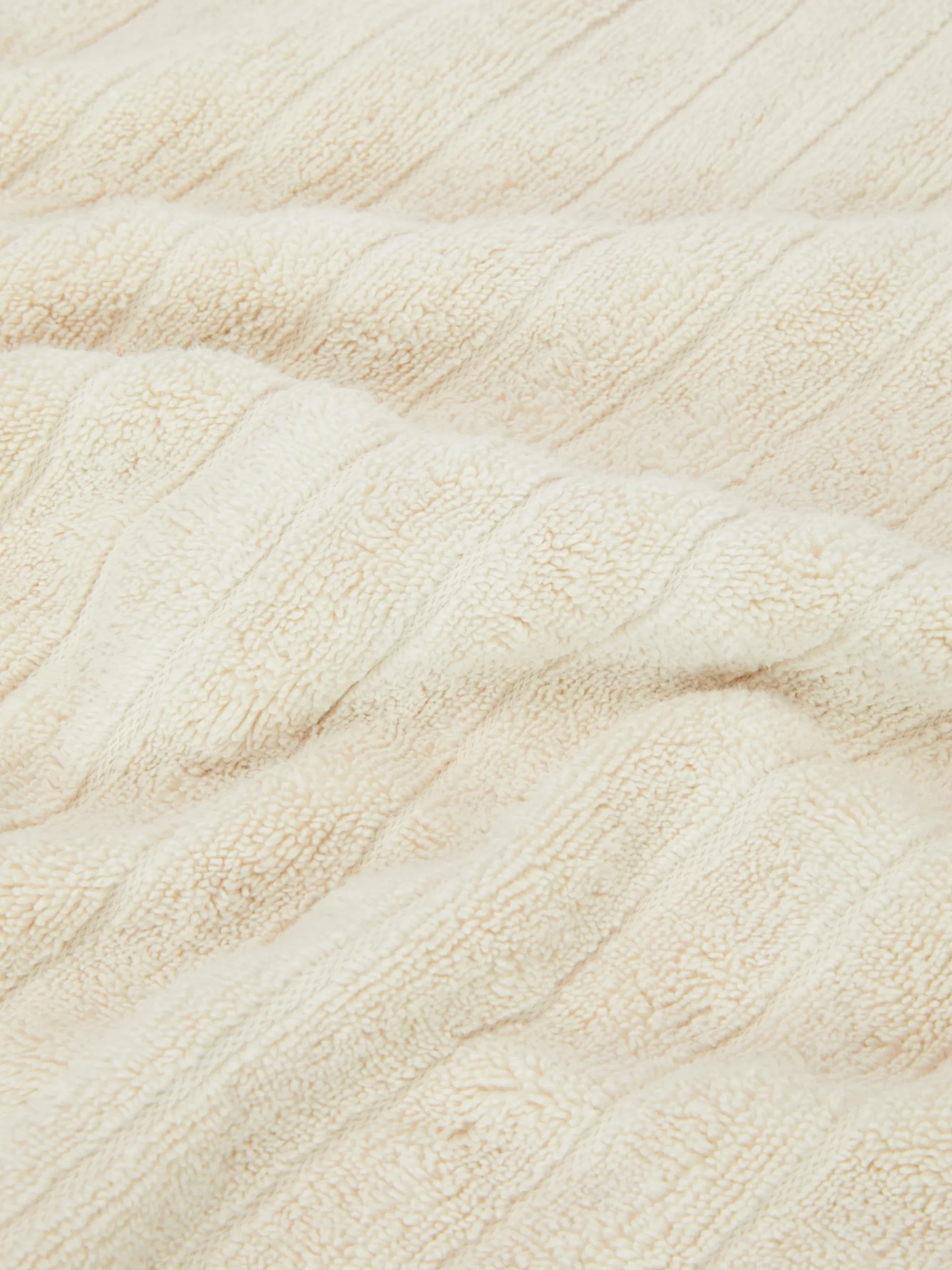 Toalla De Baño Acanalada Con Textura