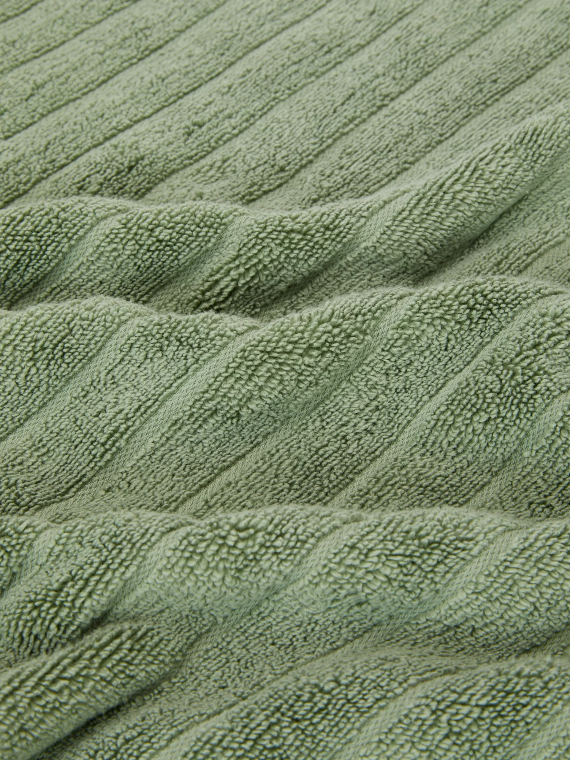 Toalla De Baño Acanalada Con Textura