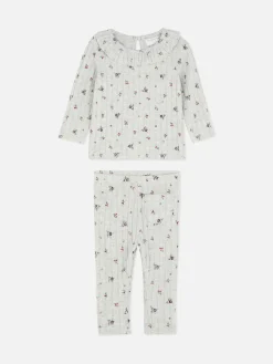 Top Con Cuello Y Leggings Coordinados