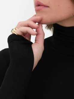 Top De Cuello Vuelto Y Manga Larga De Rita Ora