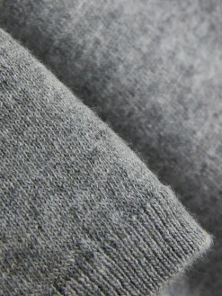 Top De Punto Fino Y Manga Corta Con Cuello