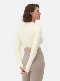 Top Deportivo Corto De Manga Larga De Rita Ora