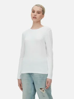 Top Elástico De Manga Larga