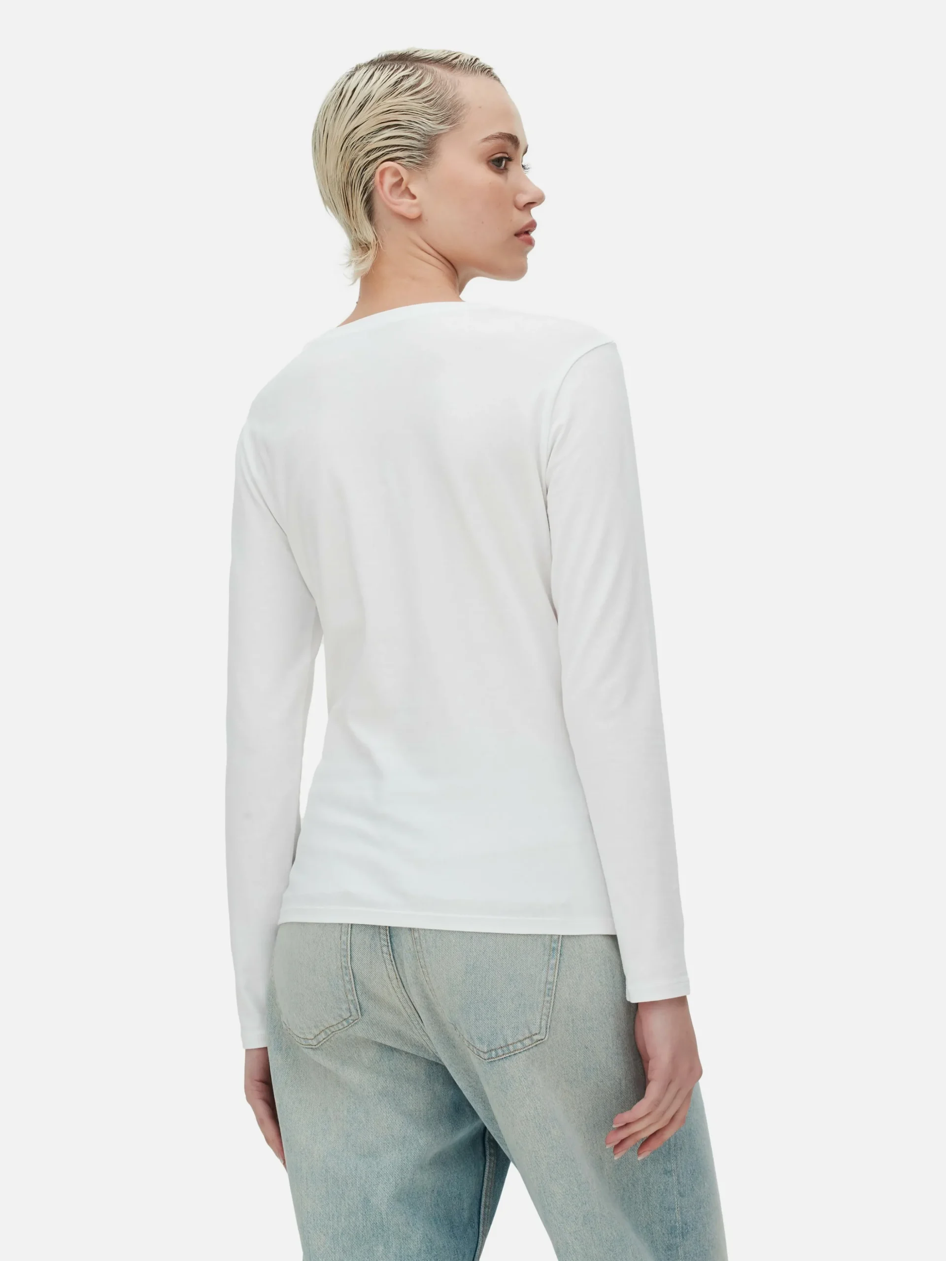 Top Elástico De Manga Larga