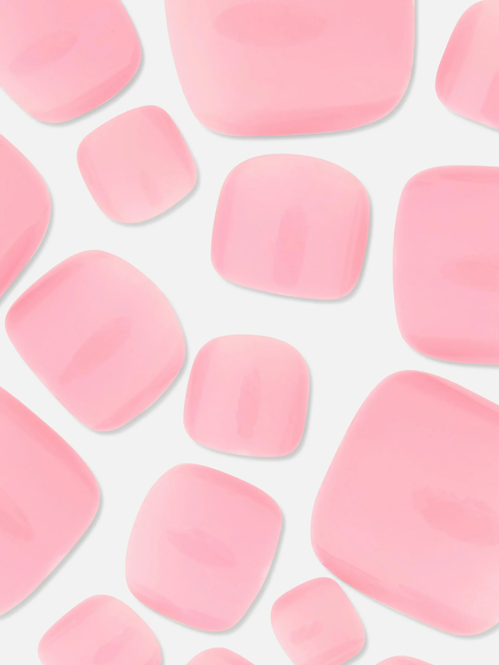 Uñas Postizas Brillantes Para Los Pies De PS...