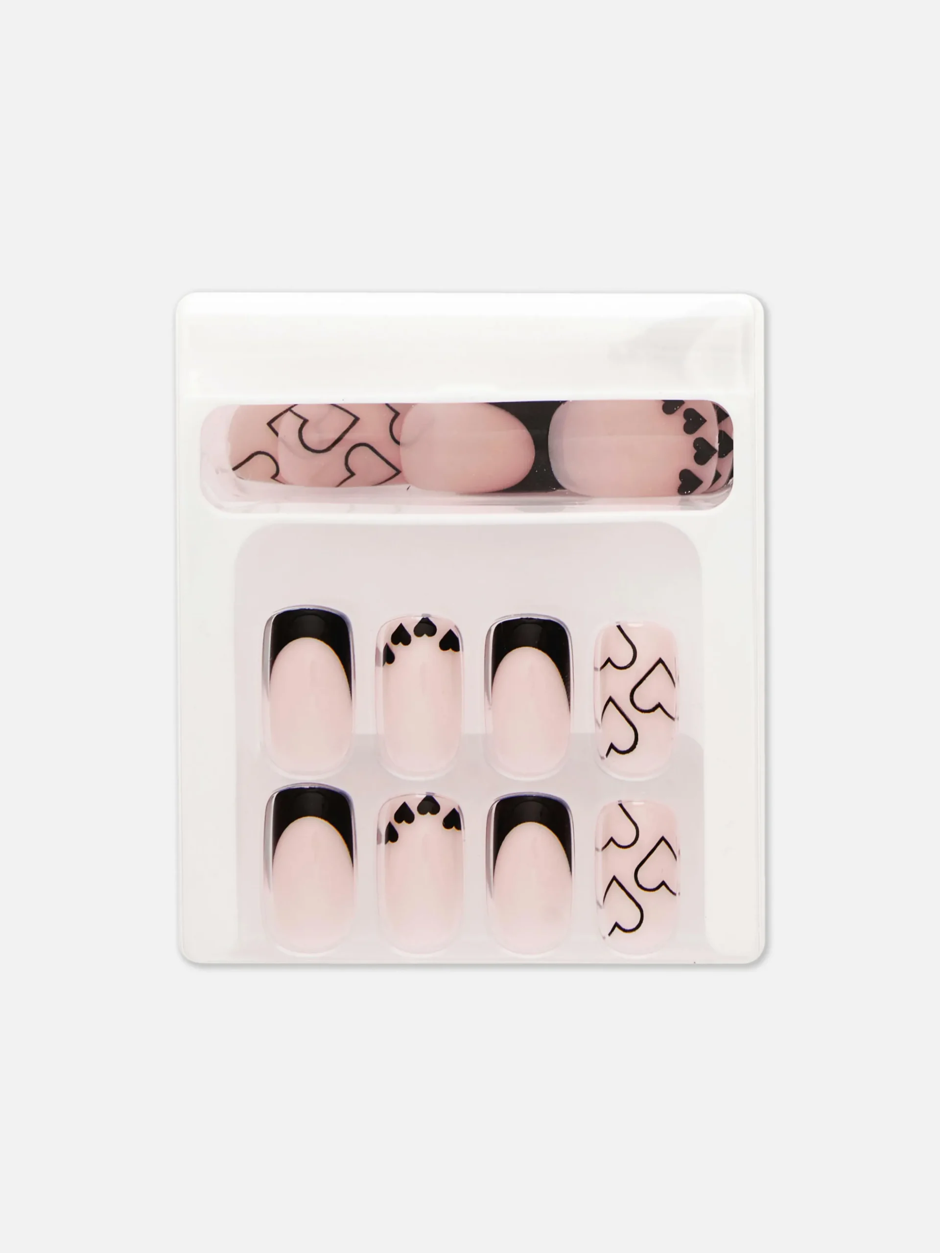 Uñas Postizas Cuadradas Brillantes De PS...