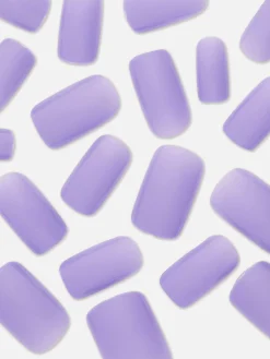 Uñas Postizas Cuadradas Brillantes PS...