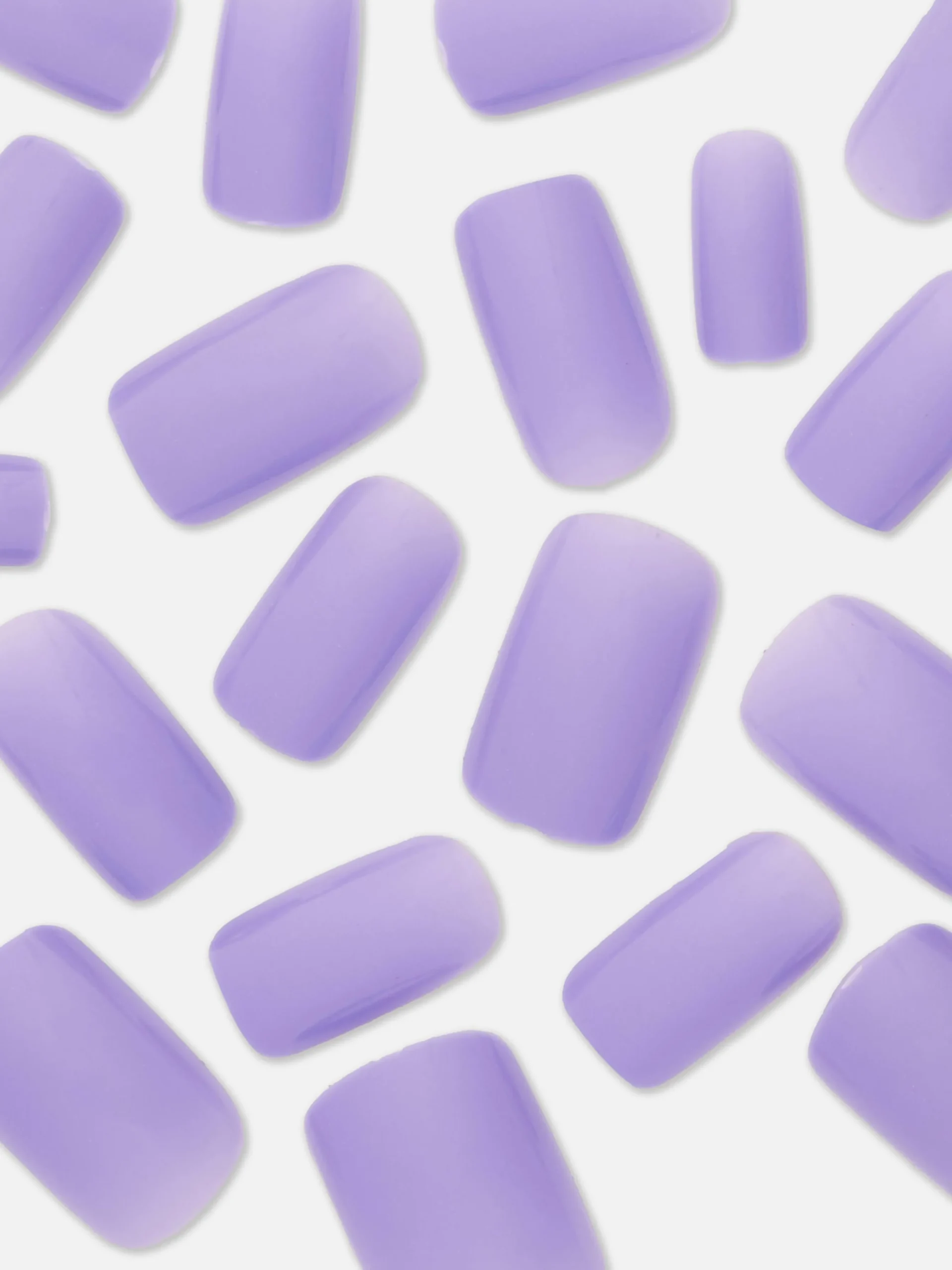 Uñas Postizas Cuadradas Brillantes PS...