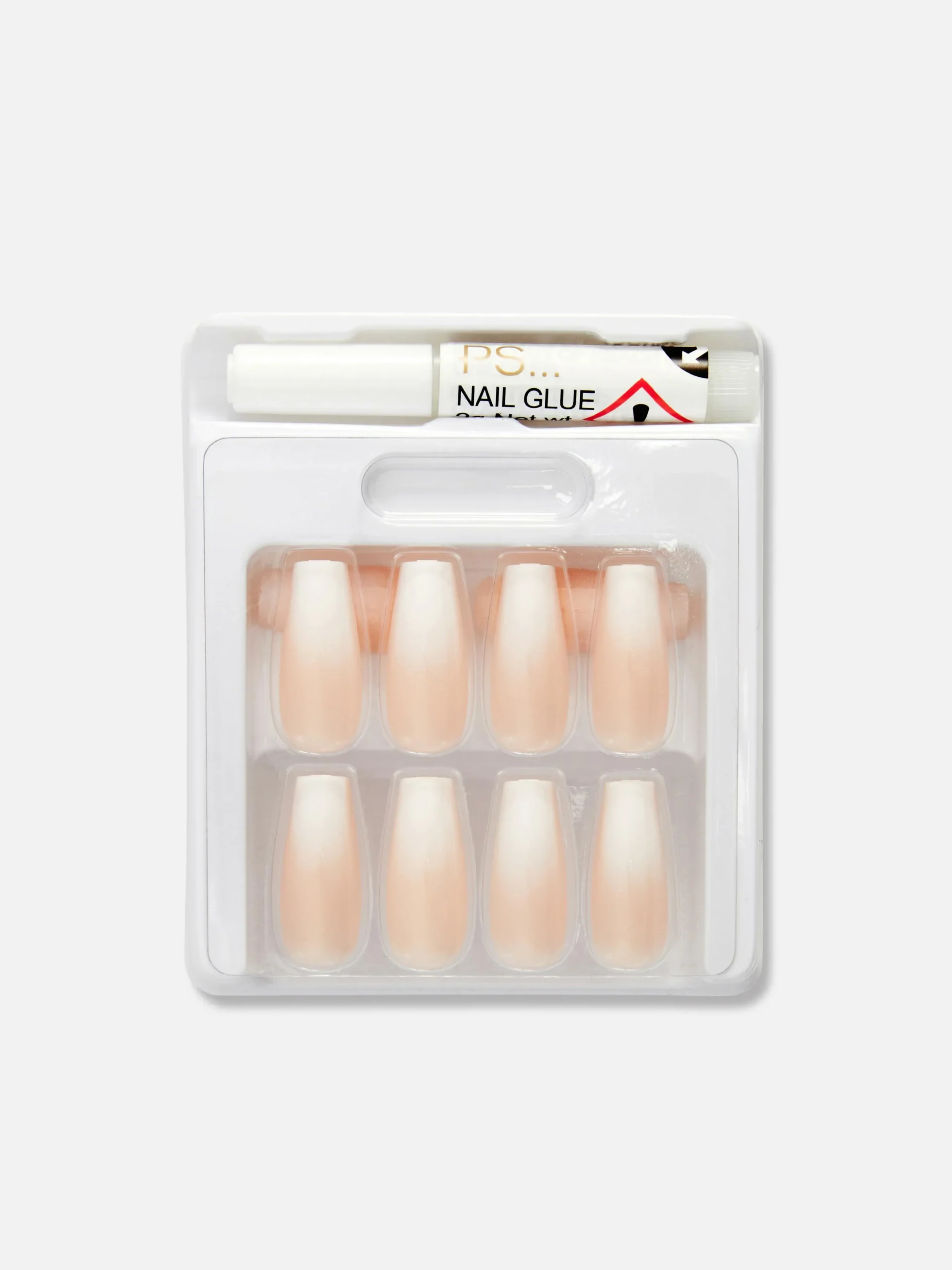 Uñas Postizas Puntiagudas Brillantes De PS...