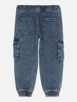 Vaqueros Cargo Con Bajos Ajustados