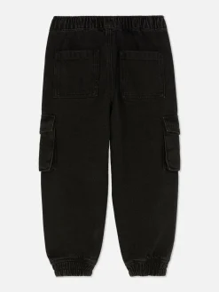 Vaqueros Cargo Con Bajos Ajustados