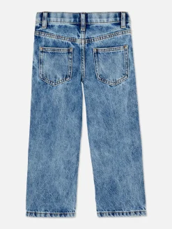 Vaqueros Con Pernera Recta Y Paneles